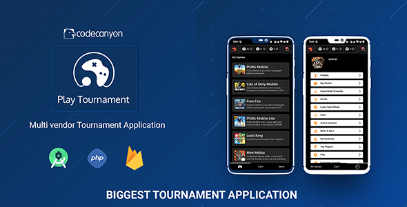 Make A Tournament App With Mobile App Templates From Codecanyon