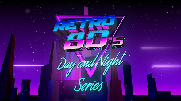 VJ Retro-Futuristic City