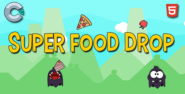 Food Drop - HTML5 Mobile Game
