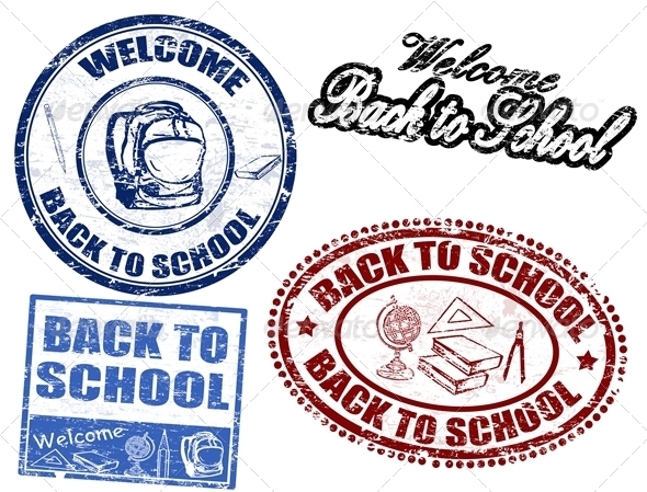 Back to School stamps