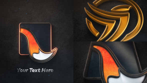 Epic 3D Metal Logo Intro alt