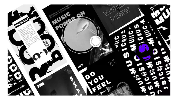 Music Visualizer black and white stories