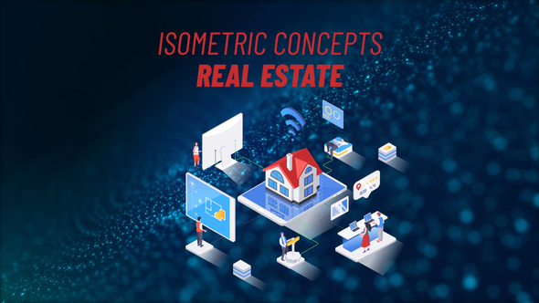 Real Estate - Isometric Concept alt