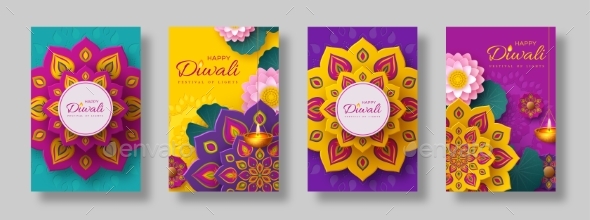 Diwali Festival of Lights Holiday Cards
