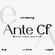 Ante Cf Font Family - GraphicRiver Item for Sale