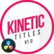 Kinetic Titles | DaVinci Resolve - VideoHive Item for Sale