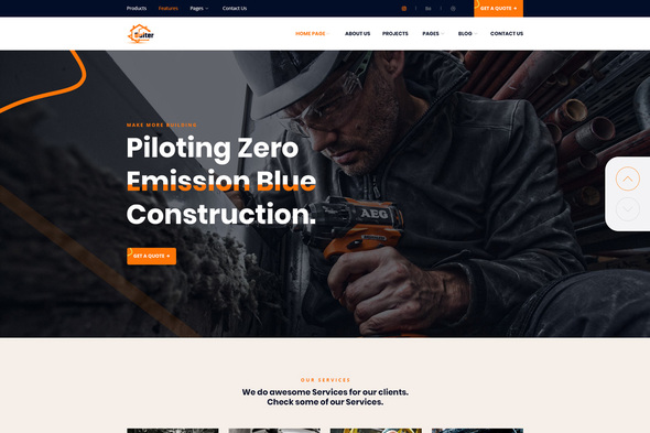 Bulter - Clean Construction Template Kit