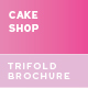 Cake Shop Trifold Brochure - GraphicRiver Item for Sale