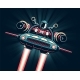 Spaceman Pilot Flying on Spaceship on Hyperspace - GraphicRiver Item for Sale