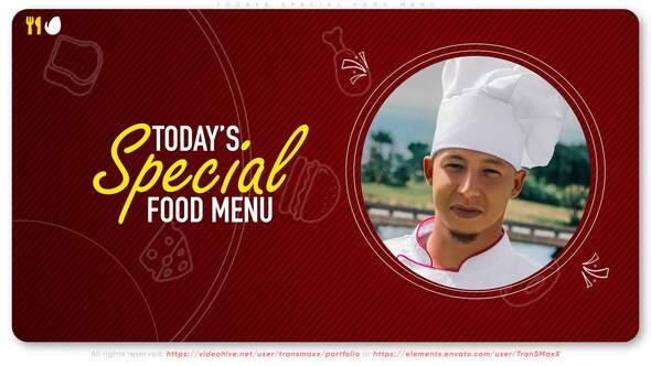 Today’s Special Food Menu