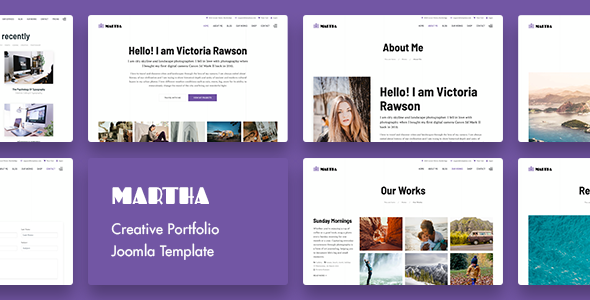 Martha | Creative Portfolio Joomla Template