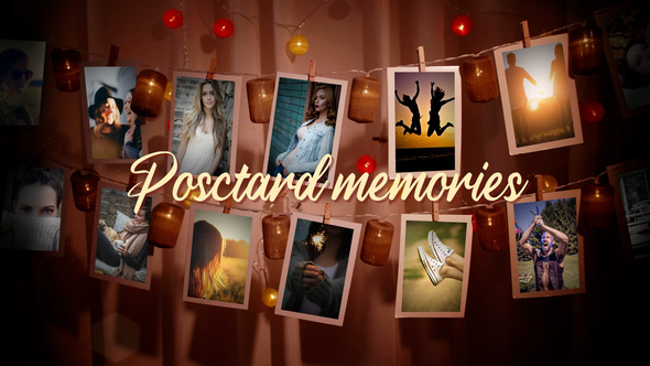 Hanging Postcards Slideshow alt