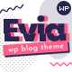 Evia - a Responsive Blog Theme for WordPress - ThemeForest Item for Sale