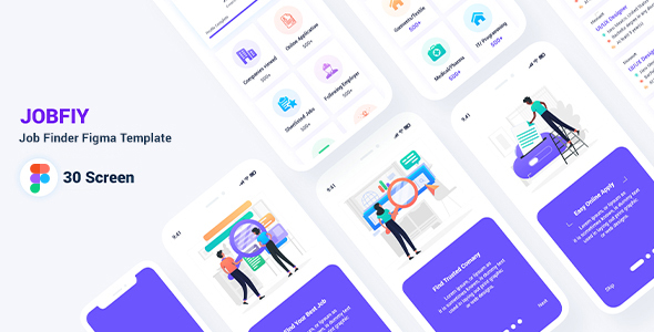 Jobfiy - Job Finder Figma Template