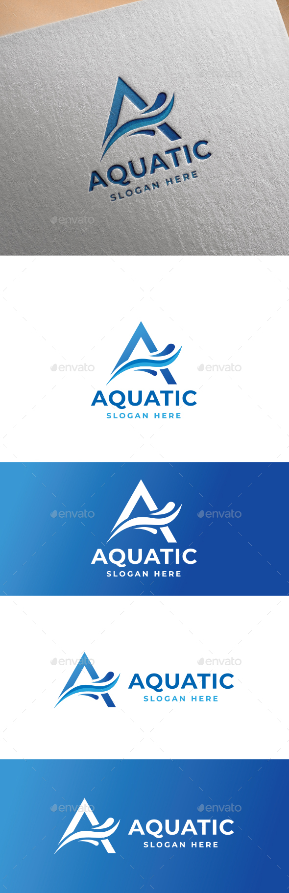 A-logo | Aquatic logo