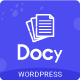Docy - Documentation and Knowledge base WordPress Theme with Helpdesk Forum - ThemeForest Item for Sale
