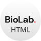 BioLab - Personal Portfolio, CV Html Template - ThemeForest Item for Sale