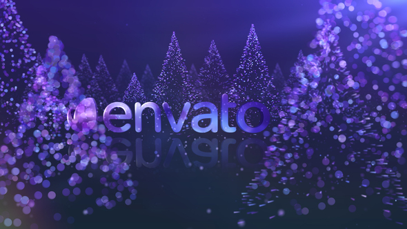 Particle Purple Tree Logo Reveal alt