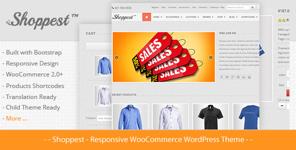 Shoppest - Responsive WooCommerce WordPress Theme