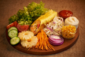 Vegetarian shawarma on a wooden board - PhotoDune Item for Sale