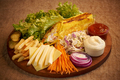 Vegetarian shawarma with vegetables - PhotoDune Item for Sale