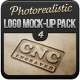 Photorealistic Logo Mock-Up Pack 4 - Wood Edition - GraphicRiver Item for Sale