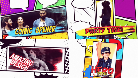Comic Book Intro