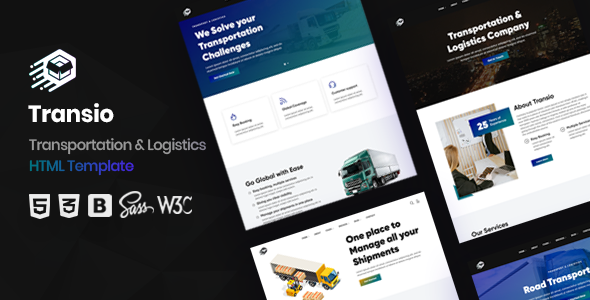 Transio - Transportation & Logistics HTML Template