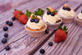 Cupcakes with berries - PhotoDune Item for Sale