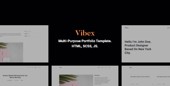 Vibex | Multi-purpose Creative Agency Template