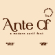 Ante Cf Serif - GraphicRiver Item for Sale