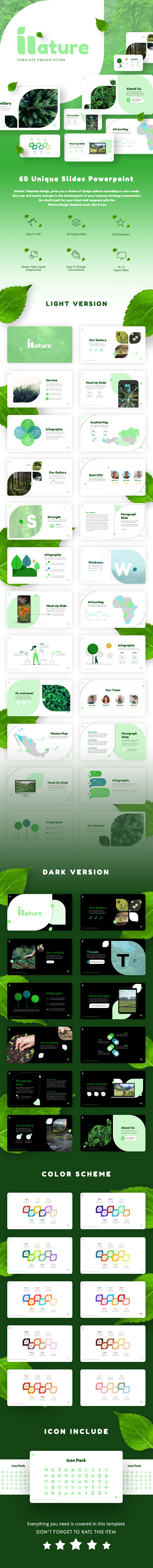Nature Green Environment Powerpoint Template
