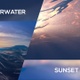 Ocean Waves Underwater Sunset - VideoHive Item for Sale