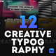 12 Creative Typography Scenes - VideoHive Item for Sale