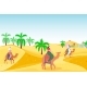 Travel Outdoor Hot Desert People Character Riding - GraphicRiver Item for Sale