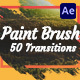 Paint Brush Transitions - VideoHive Item for Sale