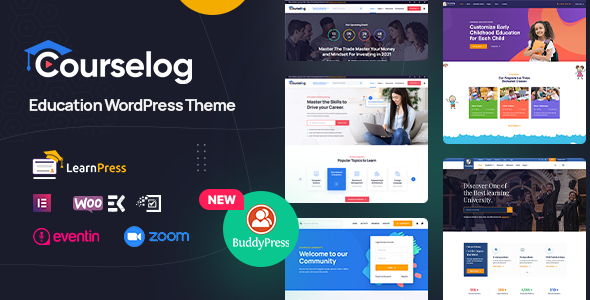 Courselog - Education WordPress Theme / Themeforest