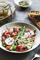 Charred Asparagus with Burrata Pumpkin seed and Dill Vinaigrette Salad - PhotoDune Item for Sale