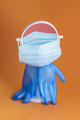 Medical gloves and mask on mirror - PhotoDune Item for Sale