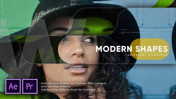 Modern Shapes Universal Slideshow