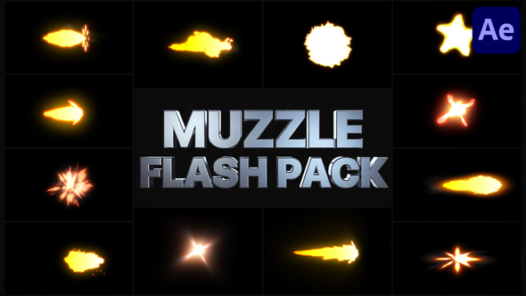 Muzzle Flash Pack 03 | After Effects