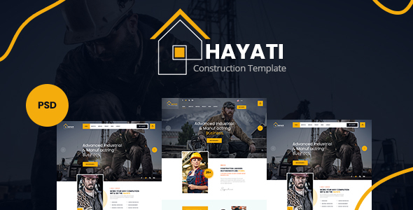 Hayati - Construction PSD Template