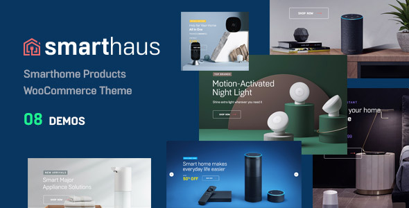 Upgrade Your Home with Smarthaus – A Stylish WooCommerce Theme for Smarthome Products