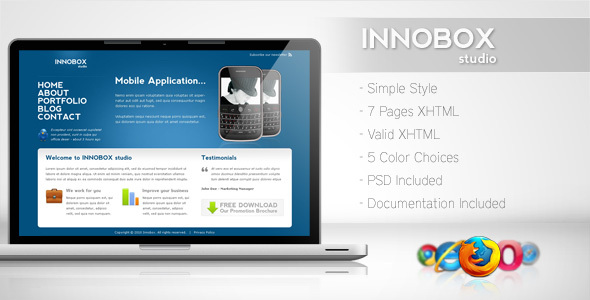 Innobox – Simple Business Template 2