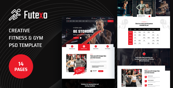 Futexo - Gym PSD Template