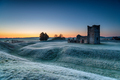 A frosty dawn over the old church at Knowlton - PhotoDune Item for Sale