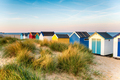 Pretty beach huts in the sand dunes - PhotoDune Item for Sale