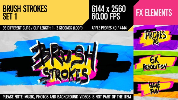 Brush Strokes (6K Set 1)
