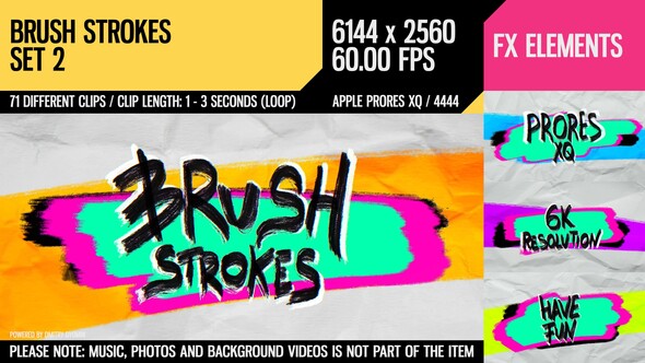Brush Strokes (6K Set 2) alt