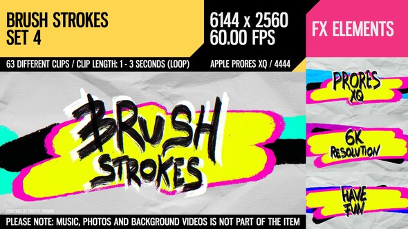 Brush Strokes (6K Set 4)